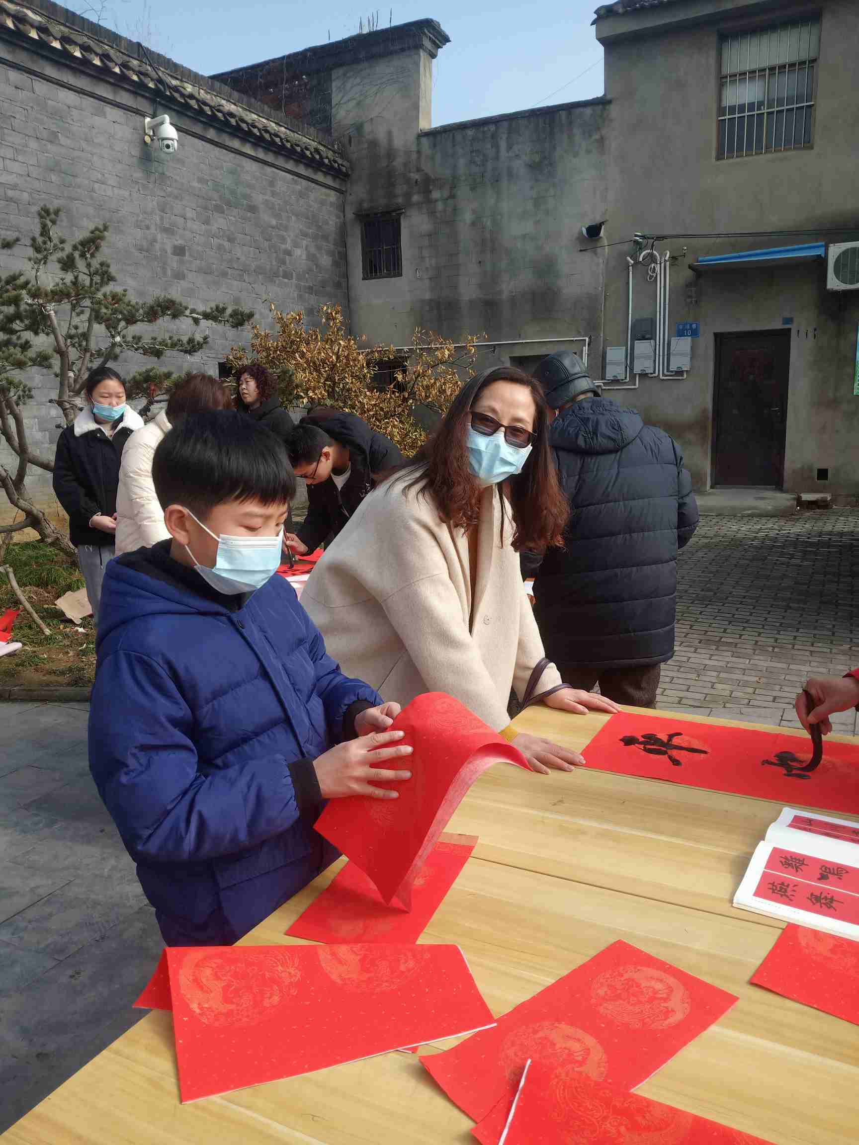 2021年冷遹纪念馆送春联活动