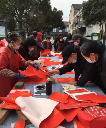 冷遹纪念馆举办迎新年送春联活动